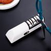 1pc Electric Knife Sharpener Multifunctional Fast Small Fully Automatic Knife Sharpener Kitchen Gadgets