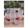 Paisley Acrylic Glasses Drinking Set of 4 Hi Ball (17oz), Plastic Drinking Glasses, BPA Free Cocktail Glasses, Drinkware Set, Drinking Water Glasses