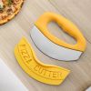 Pizza Knife; Knife; Equipped With Sharp Stainless Steel Blade; Easy To Clean; Is Also A Safe Pizza Slicing Machine; With The Blade Cover