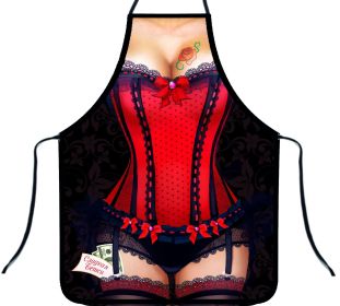 Funny Apron Creative Funny Party Anti-fouling Apron (Option: 06Color-50cmX 70cm)