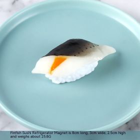 PVC Food Refrigerator Magnetic Paste Japanese Sushi Salmon (Option: Fish Sushi)