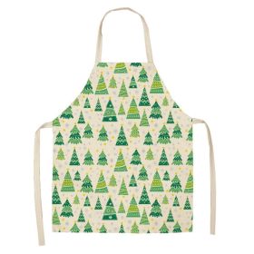 Christmas Style Apron Stain-resistant Sleeveless Apron (Option: Style 18-47to38)