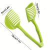 1pc Tomato Slicer Holder; Lemon Cutter; Round Fruits Vegetable Cutting Tools; Handheld Multi Purpose Tongs; Kitchen Gadget