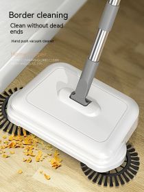 Household Hand Pushing Sweeping Robot (Option: White-Sweeper With One Cloth)