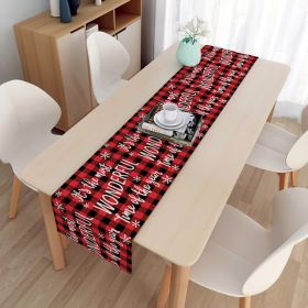 Table Towel Placemat Dustproof Tablecloth (Option: 10 Style-33 X200cm About 180g)